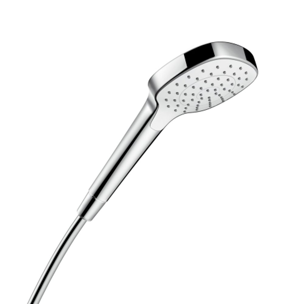 https://raleo.de:443/files/img/11eeea24bca66dd092906bba4399b90c/size_l/Hansgrohe-HG-Handbrause-Croma-Select-E-1jet-EcoSmart-7-l-min-weiss-chrom-26816400 gallery number 1